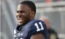  ?? ?? Micah Parsons could be chasing Patrick Mahomes for years to come. Photograph: Barry Reeger/AP