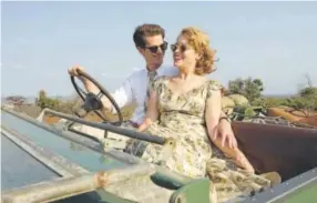  ?? David Bloomer, Bleeker Street-Participan­t Media ?? Andrew Garfield and Claire Foy star as Robin and Diana Cavendish in “Breathe.”