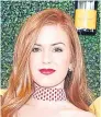  ??  ?? Isla Fisher.