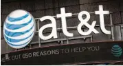  ?? Mark Lennihan / Associated Press file ?? AT&T’s general counsel says the company is confident that it will prevail in court.