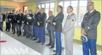  ??  ?? Réception après la prise de commandeme­nt du lieutenant Viaud à la tête de la Brigade de Valence d’ Agen