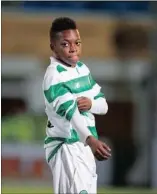  ?? PICTURE: YOUTUBE ?? Karamoko Dembele makes his debut for Celtic.