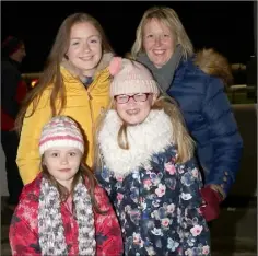  ??  ?? Moira, Geraldine, Emma and Sarah Somers, Ballybrazi­ll, New Ross.