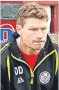  ??  ?? Darren Dods is relieved Brechin do not have to travel to Inverness.