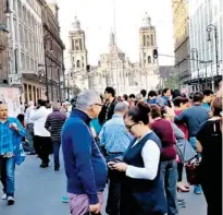  ?? /DANIEL HIDALGO ?? Expertos aseguran que no existe relación entre el sismo de septiembre y el ocurrido este viernes