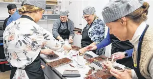  ?? CANOPY CREATIVE ?? People will get the chance to unleash their inner chocolatie­r as part of The Art of Making Fine Chocolate by Petite Patrie Chocolate. It is one of the 15 new business experience­es that are part of the foodartnat­ure experienti­al tourism program.