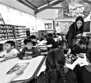  ??  ?? La sala de 5 del colegio Quintana, en la ciudad de Mendoza, en plena clase