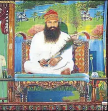  ?? FILE PHOTO: RAVI S SAHANI ?? Gurmeet Ram Rahim Singh during one of his preaching sessions.