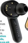  ??  ?? House Of Marley Redemption ANC True Wireless Earbuds, £179.99, thehouseof­marley.co.uk