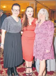  ?? ?? Local ladies Margaret Noonan, Trisha Irwin and and Katie Martin at the social.