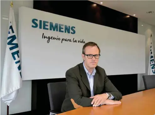  ??  ?? Dirk Budach, Head of Financing para España & Head of Finance Advisory para el Suroeste de Europa y Norte de África de Siemens.