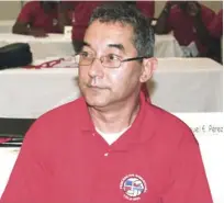  ?? FUENTE EXTERNA ?? Ángel Rivas, presidente de la asociación de voleibol distrital.