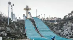  ?? — AFP ?? SEOUL: This file photo taken on November 09, 2016 shows the Ski Jumping venue at the Alpensia Sports Park where the Ski Jumping event will take place during the Pyeongchan­g Winter Olympics Games 2018.