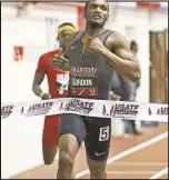  ??  ?? Lalonde Gordon is gearing up for Millrose Games in February in Manhattan.