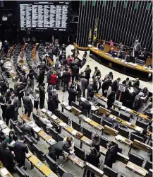  ?? Luis Macedo/Câmara dos Deputados ?? Sessão da Câmara dos Deputados nesta quarta-feira (6)