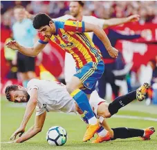  ??  ?? Gonçalo Guedes explodiu esta temporada no Valência