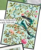  ??  ?? Felicity Giclée print in blue, from £45