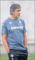  ??  ?? Pellegrini, técnico bético.