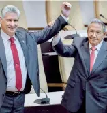  ?? F.E. ?? Díaz-Canel sustituye a Raúl Castro como líder del PCC.