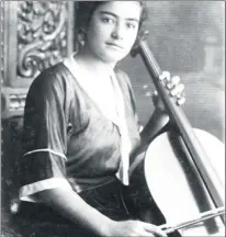  ??  ?? TICKET TO FREEDOM: Dutch cellist Frieda Belinfante had to sell her instrument to facilitate her escape from persecutio­n.