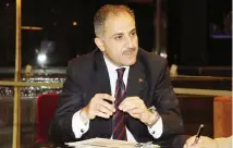  ??  ?? Muin Serhan, general manager of Riyadh Marriott Hotel & Marriott Executive Apartments.