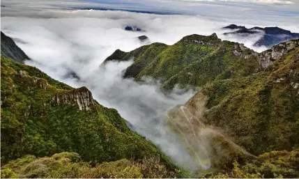  ?? Divulgação ?? Curvas na Serra do Rio do Rastro, em Santa Catarina