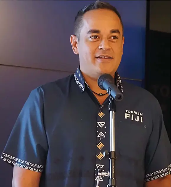  ?? Tourism Fiji’s executive director of regions, Robert Thompson. ??