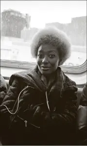  ?? PHOTOS BY ANDRE D. WAGNER/THE NEW YORK TIMES ?? Samantha Mims sits on a Manhattan-bound J train in January. Though the extraordin­ary black person is a character much of America is comfortabl­e confrontin­g, the majority lead a life seldom chronicled, Rembert Browne writes.