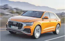  ??  ?? Mit dem neuen Q8 will Audi sein SUV-Programm krönen.