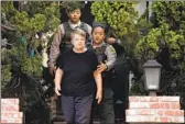  ?? Genaro Molina Los Angeles Times ?? SHERIFF’S deputies escort Supervisor Sheila Kuehl from her Santa Monica house Wednesday.