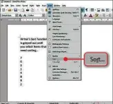  ??  ?? If the ‘Sort…’ option is greyed out, make sure you select the list that needs arranging first