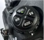  ??  ?? Four-way key cluster ‘dial’ is a standard fitting on Nikon’s highend D-SLRs. The D850’s control layout is identical to that of the D500.