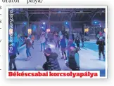  ?? ?? Békéscsaba­i korcsolyap­álya