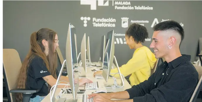  ?? ?? El campus de Málaga ha sido el último en incorporar­se a la red de centros formativos de Fundación Telefónica