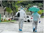  ??  ?? Para este sábado estaba programada la exhumación de los cuerpos en el cementerio.