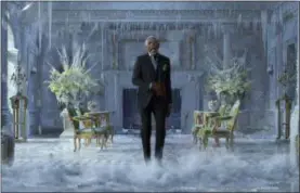  ?? Photos and text from wire services PEPSICO VIA AP ?? This photo provided by PepsiCo shows Morgan Freeman in a scene from the company’s Mountain Dew Ice Super Bowl spot.