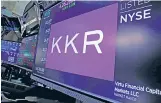  ?? REUTERS ?? KKR has deployed about $11 billion in India over almost two decades