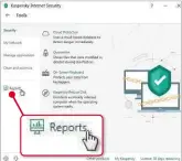  ??  ?? Click Reports on Kaspersky’s home screen to find out what’s been accessing your webcam