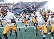  ?? CENTRAL STATE
PHOTO ?? Central State football players won’t be taking the field this season after the SIAC, the school’s conference, decided to cancel fall sports due to COVID-19 concerns.