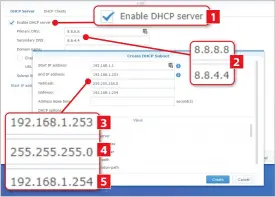  ?? ?? By changing these settings, David switched to the DHCP server on his NAS drive