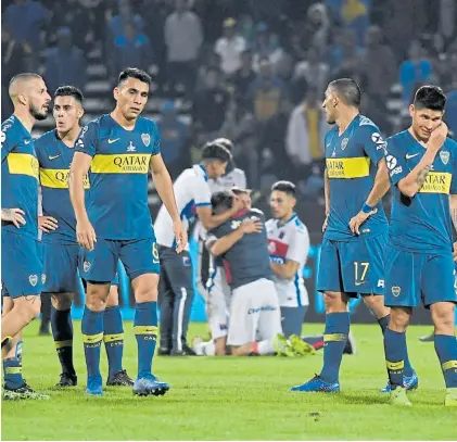  ?? F. DE LA ORDEN ?? En 2019. Tigre se impuso por 2-0. Sufren Benedetto, Pavón, Junior Alonso, Ábila y Campuzano.