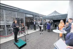  ?? ?? The opening of the car park at Newbury Station