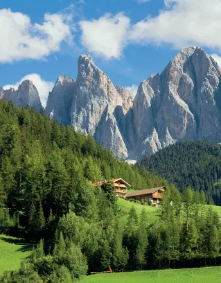  ??  ?? Simbolo Le Dolomiti trentine viste dalla Val di Fiemme