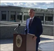  ?? MEDIANEWS GROUP FILE PHOTO ?? Montgomery County District Attorney Kevin Steele speaks during a press conference.