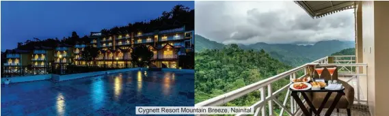  ??  ?? Cygnett Resort Mountain Breeze, Nainital