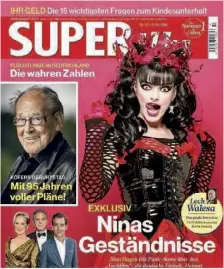  ??  ?? Souvent présenté comme le tabloïd de l’unité, « Super Illu » est numéro un dans les Länder de l’ex-RDA, où il compte 2,5 millions de lecteurs.