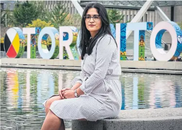  ?? GIOVANNI CAPRIOTTI FOR THE TORONTO STAR ?? After graduating from law school, Sukhmani Virdi had thousands of dollars in debt and wondered how people she saw on social media were able to spend on things she couldn’t afford, including elaborate weddings and travel.