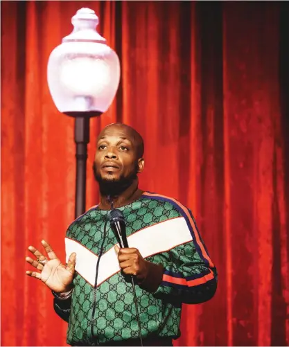  ?? PROVIDED ?? “My audience is a melting pot of all types of people,” says comedian Ali Siddiq, who performs Friday at the Chicago Theatre.