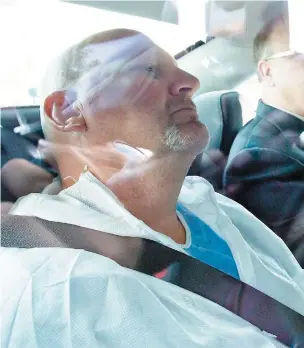  ??  ?? Richard Henry Bain est accusé de meurtre et de tentatives de meurtre relativeme­nt à la fusillade au Métropolis le soir du 4 septembre 2012.