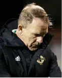  ?? ?? BITTER PILL NI manager Kenny Shiels